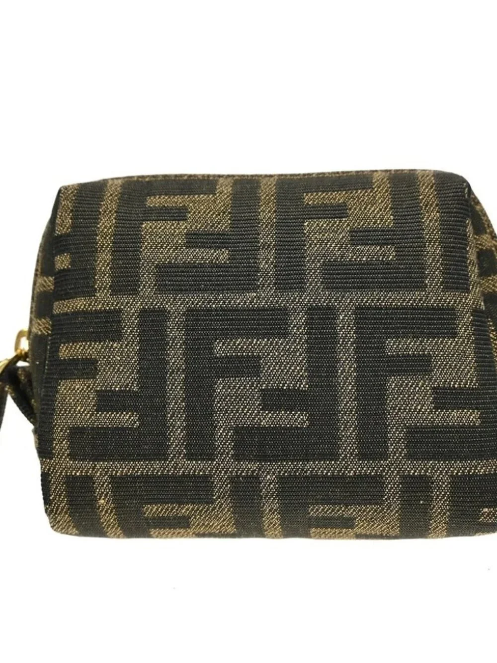 Fendi Brown Zucca Pouch